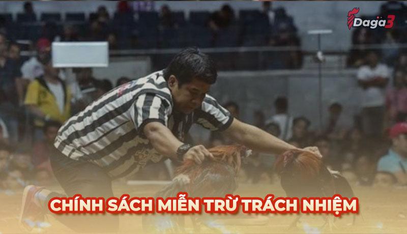 Thông tin về chính sách miễn trừ trách nhiệm tại Đá Gà TV